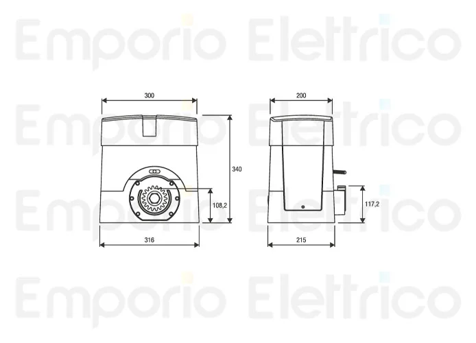 beninca Seite Ersatzteile des bull10m 5b Motors