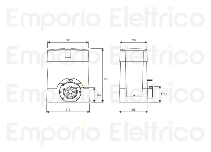 beninca Seite Ersatzteile des bull20 he Motors