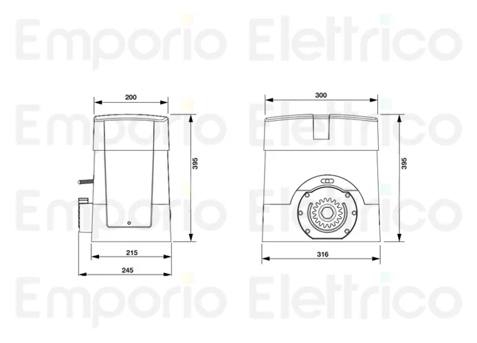 beninca Seite Ersatzteile des bull20m 5b Motors