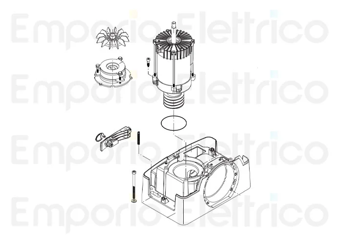 beninca Ersatzteil des Motors für bull20t 9686339