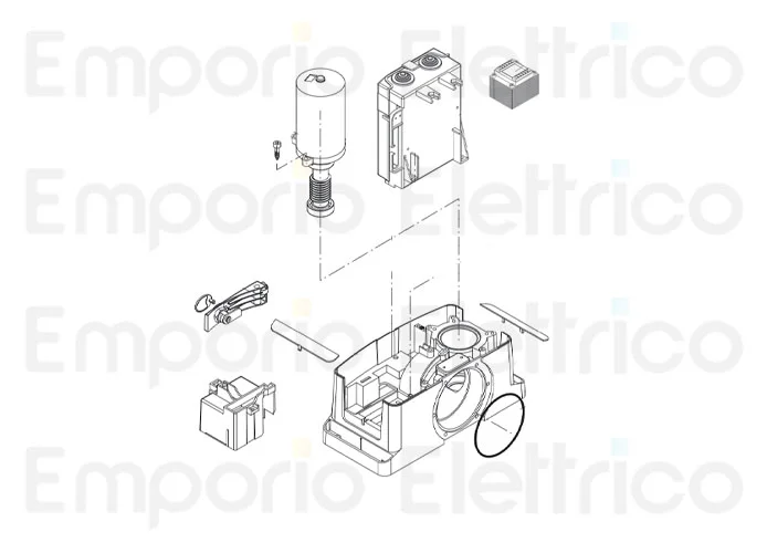 beninca Ersatzteil des Transformators für bull4-624 esa-a 115v60hz 9686749