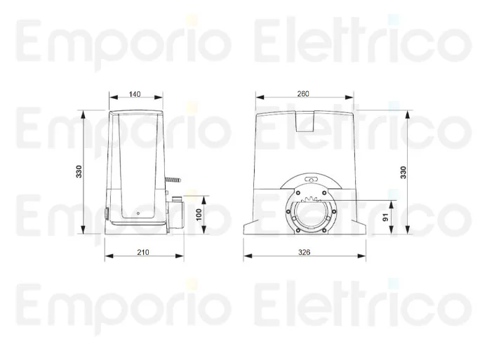 beninca Seite Ersatzteile des bull5m my11 Motors