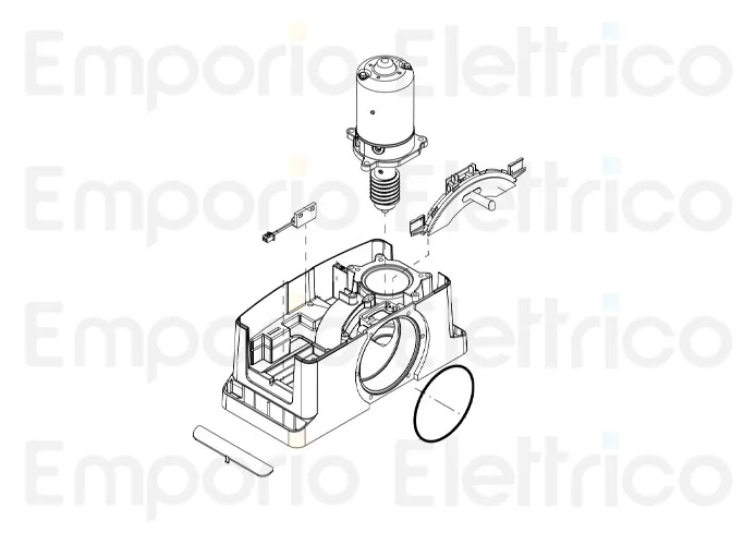 beninca Ersatzteil des montierten Motors für bull 624 turbo 9688361