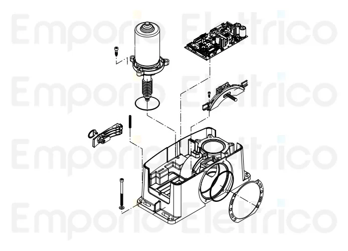 beninca ricambio motore ass. per bull624 esa 1c 968602911