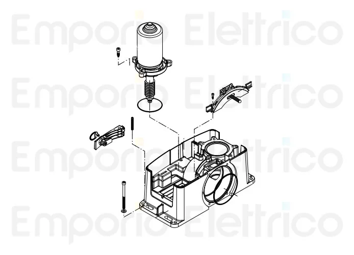 beninca Ersatzteil des montierten Motors 968602768