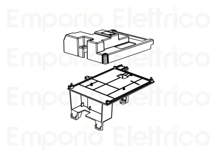 faac ricambio kit supporto cover scheda 391 63003498