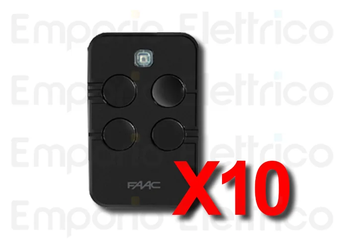 faac 10 trasmittentI 4 canali xto4 slh-ds 868mhz 787031 10