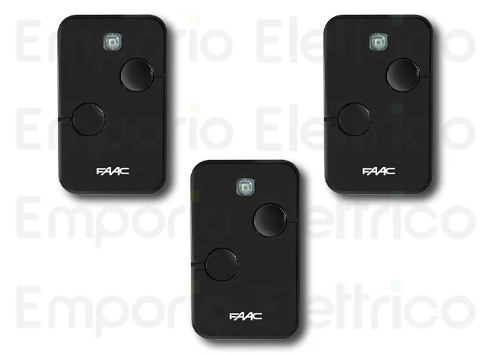 faac 3 trasmittenti 2 canali xto2 slh-sl-ds-rc 433mhz 787032 3