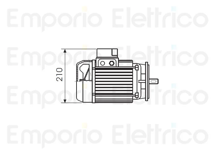 fadini ricambio motore elettrico 700 giri/min cv 0,5 trifase 200140
