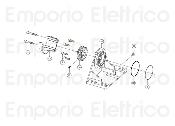 fadini ricambio copri ingranaggio 200128