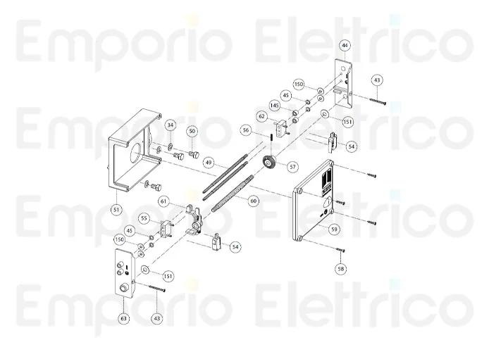 fadini ricambio fondo scatola finecorsa 31051