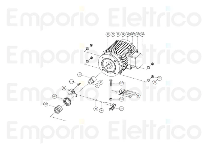 fadini ricambio motore elettrico cv 1,0 31098
