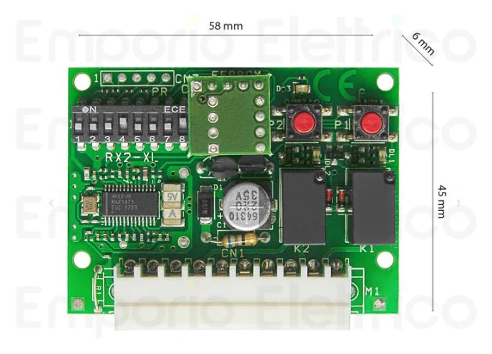 nologo Zweikanal-Empfänger 433.92mhz rx2i-xl