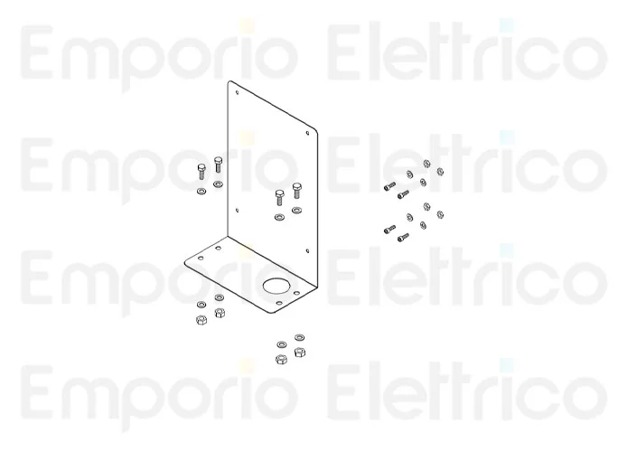 fadini ricambio piastra di fissaggio contenitore programmatore completa 40065