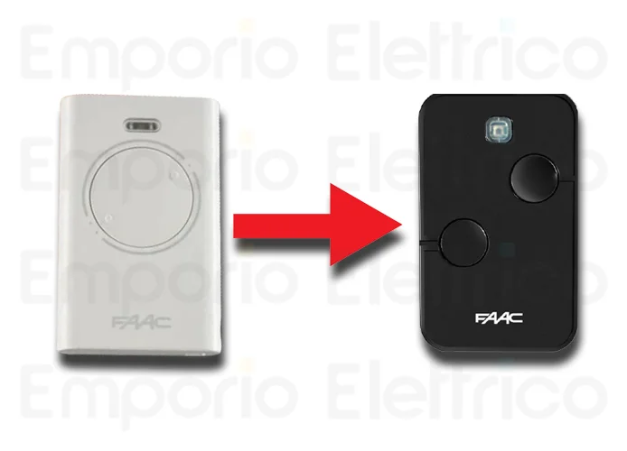 faac 15 x 2-Kanal-Handsender xto2 slh-sl-ds-rc 433mhz 787032 15 (ex code 787007)