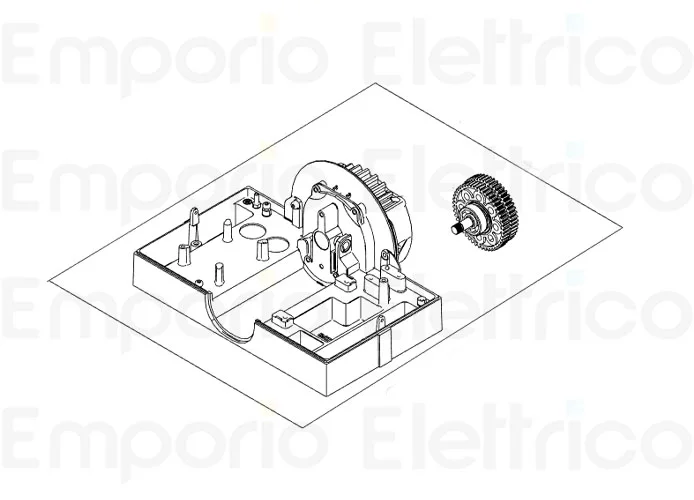 faac Ersatzteil der inneren Zahnräder c720-c721 63003502