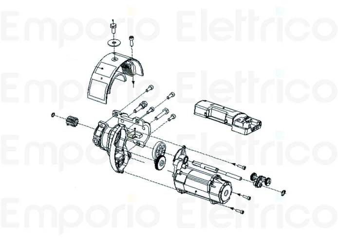 faac Ersatzteil der Endschaltergruppe und Kondensator 20uf 6020636