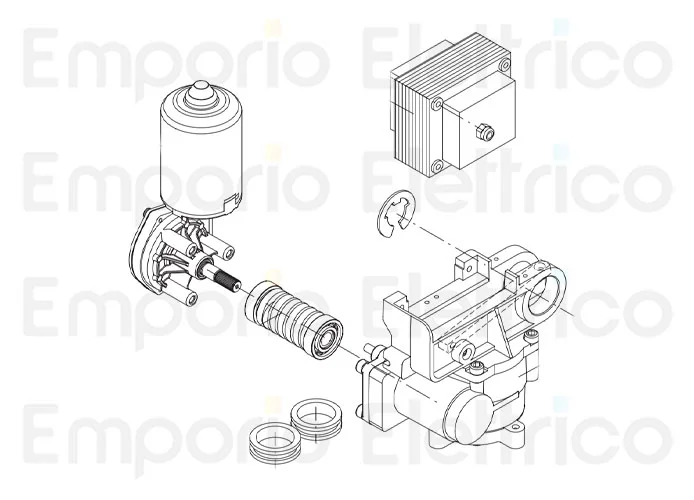 beninca Ersatzteil des Getriebemotors für ben 9686483