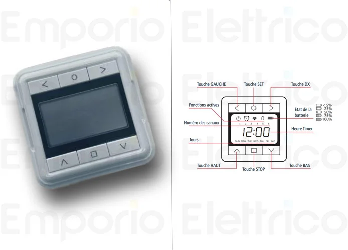 faac 6-Kanal-Handsender mit Timer tm2 x t-6_radio timer 6 ch_1pc 145412