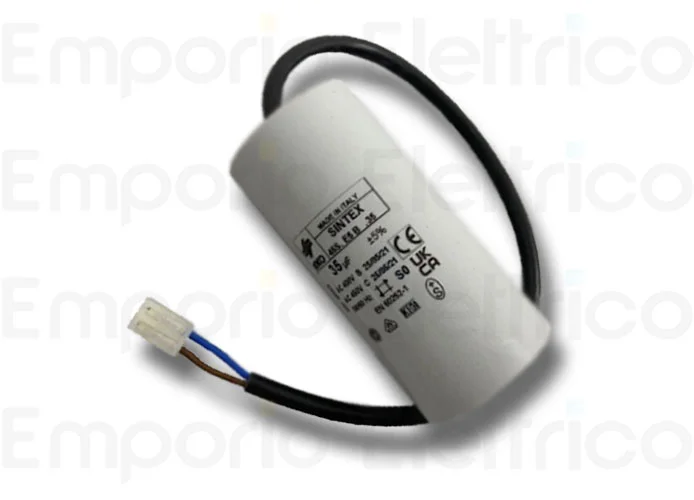 faac Ersatzteil des Polypropylen-Kondensators 35mf 250vac mit Stecker 76010915