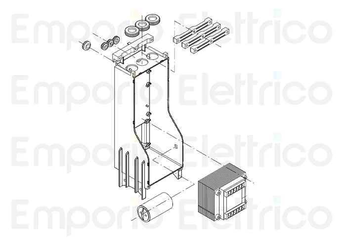 beninca Ersatzteil des Kondensators 10 mf Schraube+Kabeln-fast-on 9686154