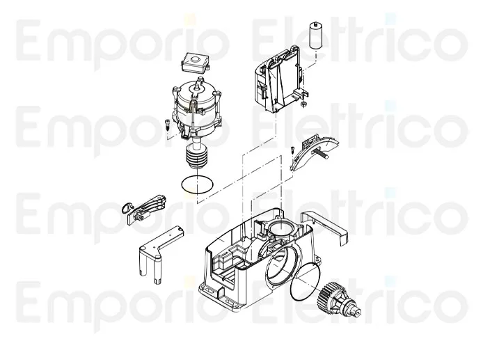 beninca Ersatzteil des Kondensators 12,5 mf Schraube+Kabeln 9686573