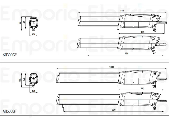 came motoriduttore ati 24v veloce ati30dgf 801mp-0210