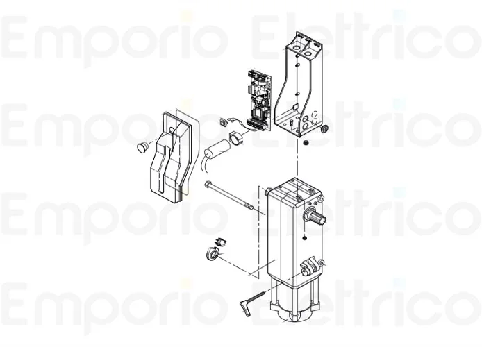 faac ricambio scheda elettronica e550s lc primaria 63003556