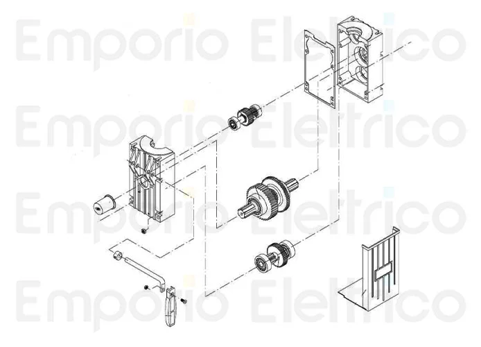 beninca Ersatzteil der Schutzabdeckung abs für au.45/l 9686003