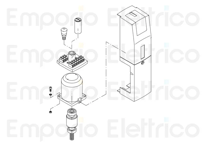 beninca Ersatzteil der Abdeckung des Motors 900g. für au.96l 9686205