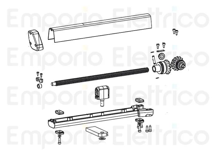 genius ricambio xric gruppo staffe di fissaggio sirocco 6020242