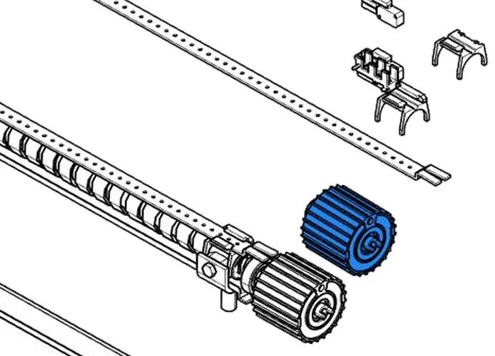 came Ersatzteil des Mechanismus für die Reduzierung ati 88001-0223