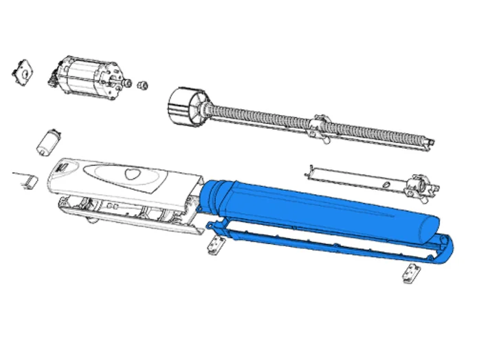 came Ersatzteil der unteren/oberen Gruppe von Arme Serie axo 5/7 88001-0145