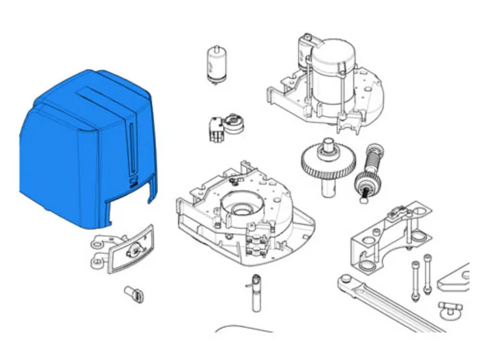came Ersatzteil der Abdeckung des Getriebemotors fast70 119rid482