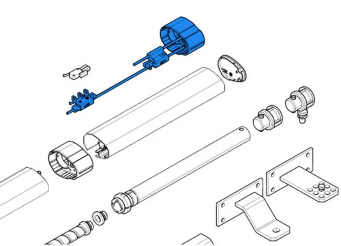 came Ersatzteil der linken mechanischen Endschaltergruppe krono 3 119rid182