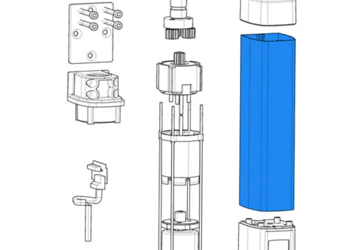 came Ersatzteil der Schale für Getriebemotor stylo 119rid345