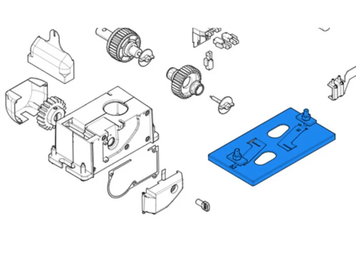 came Ersatzteil der Ankerbasis des Getriebemotors bx 119riy006