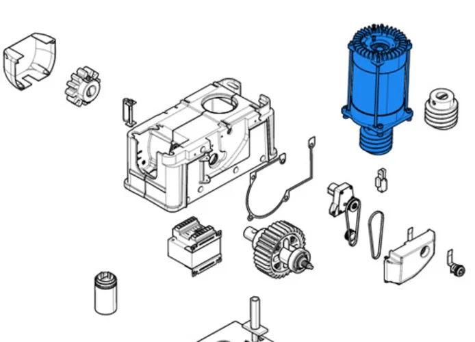 came Ersatzteil des elektrischen Motors bk 88001-0101