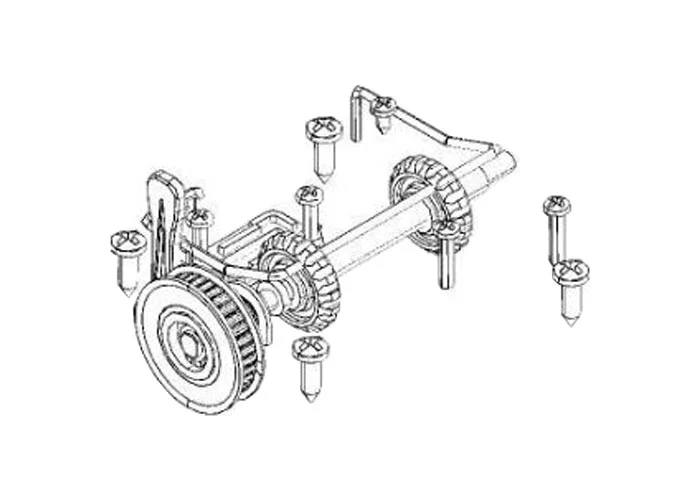 came Ersatzteil der mechanischen Endschaltergruppe c-bx 119ricx021