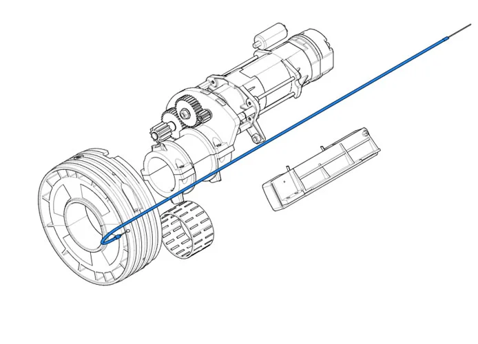 came Ersatzteil für Auslösekabel h40 119rih013