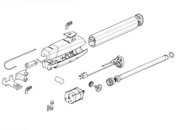 came Seite Ersatzteile des Motors ats30agr