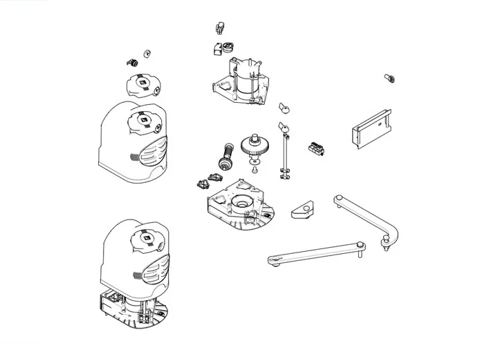 came Seite Ersatzteile des Motors 001f7024n f7024n