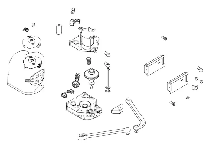 came Seite Ersatzteile des Motors 001f7001 f7001