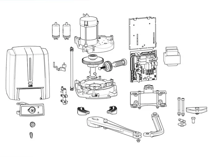 came Seite Ersatzteile des Motors 001fa40230cb fa40230cb