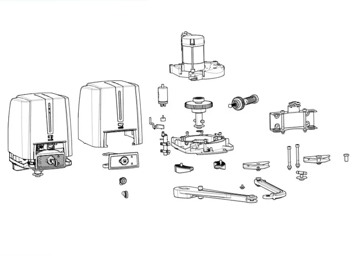 came Seite Ersatzteile des Motors 001fa40230 fa40230