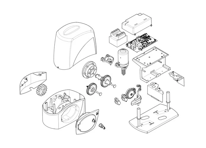 came came Seite Ersatzteile des Motors 001bx-243 bx-243