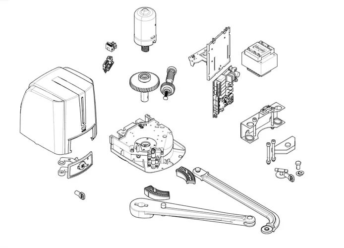 came Seite Ersatzteile des Motors fst23dlc 801mb-0090