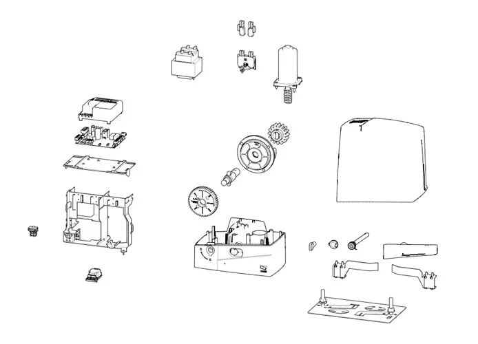 came Seite Ersatzteile des Motors 001sdn4 sdn4