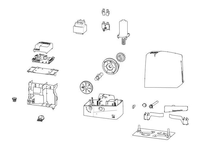 came Seite Ersatzteile des Motors 001sdn10 sdn10