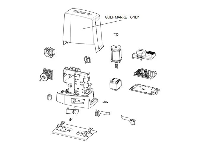 came Seite Ersatzteile des Motors 001bkv25als bkv25als